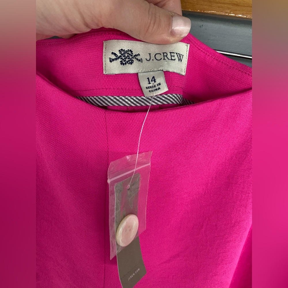 J. Crew Wide-Leg Sailor Pants in Hot Pink - Picture 3 of 7